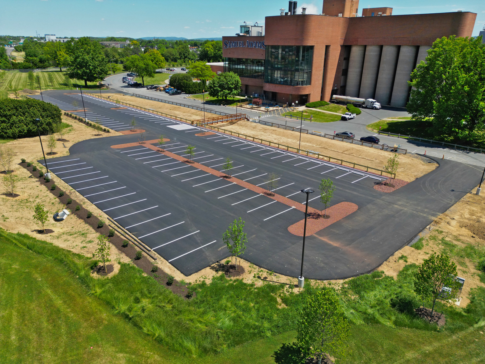 New Commercial Parking Lot Construction